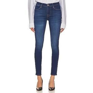 FRAME Le High Skinny Denim Jeans in Kettering High Rise Skinny Stretch Size 24